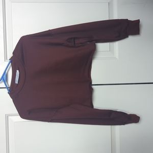 Cropped Maroon Sweater